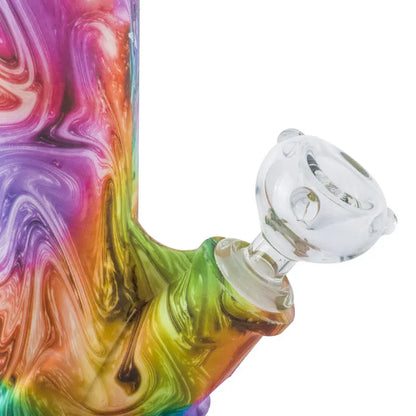 Straight Tube Detachable Tree Perc Bong (Random Color)