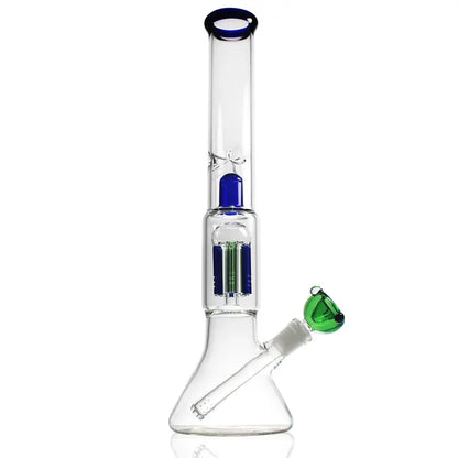 15" Tree Percolator Glass Beaker Bong