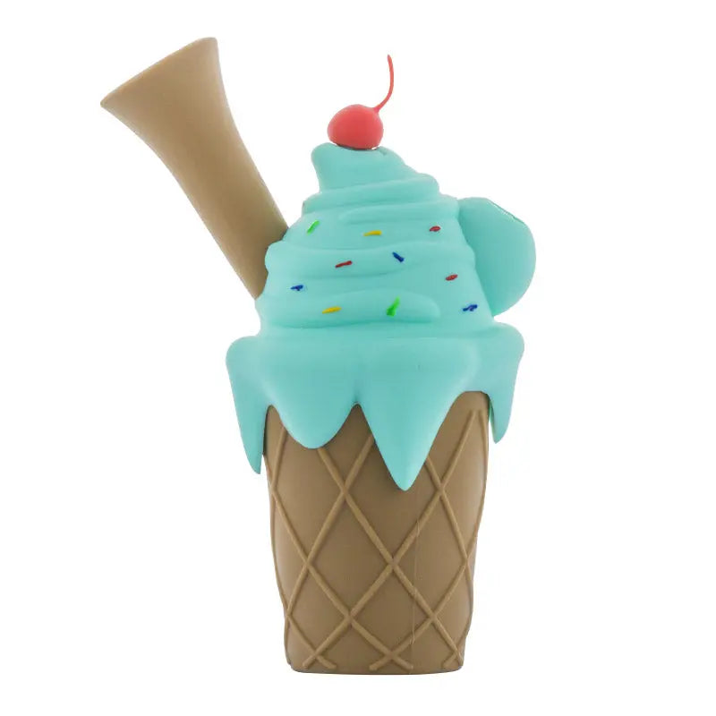 6" Ice Cream Silicone Dab Rig