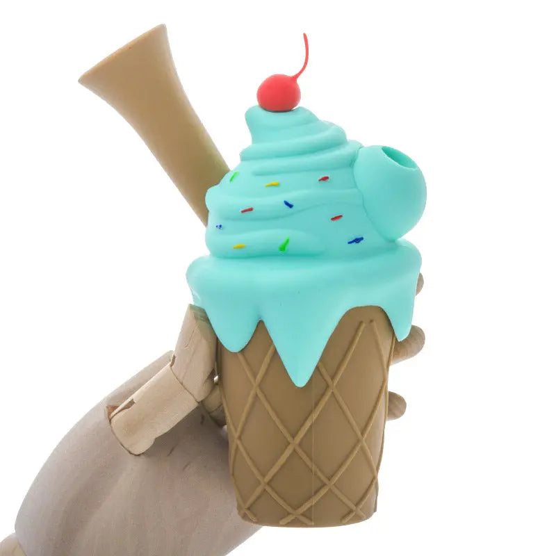 6" Ice Cream Silicone Dab Rig