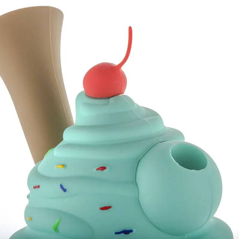 6" Ice Cream Silicone Dab Rig