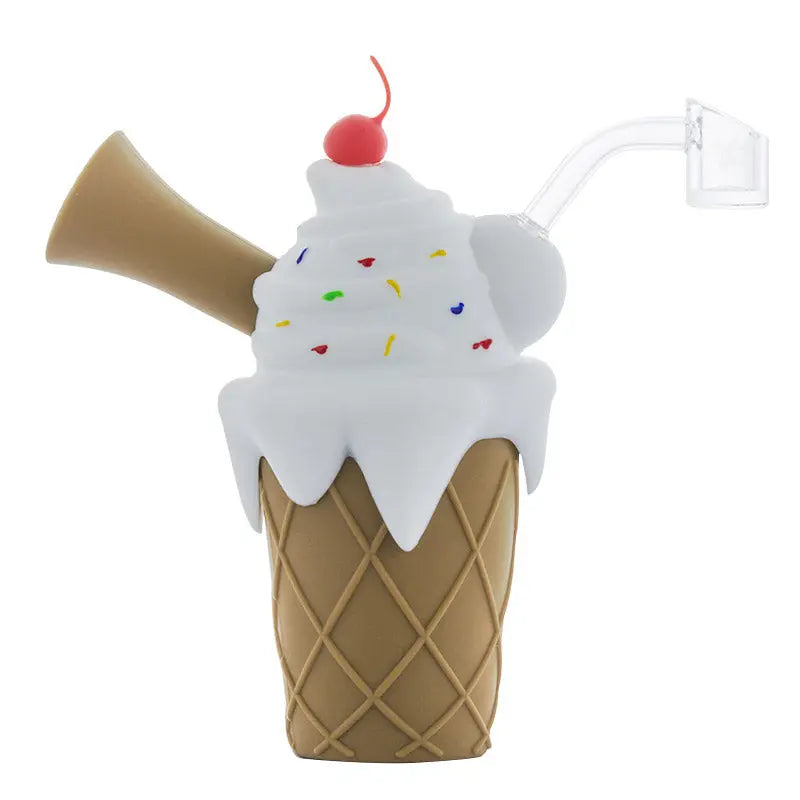 6" Ice Cream Silicone Dab Rig