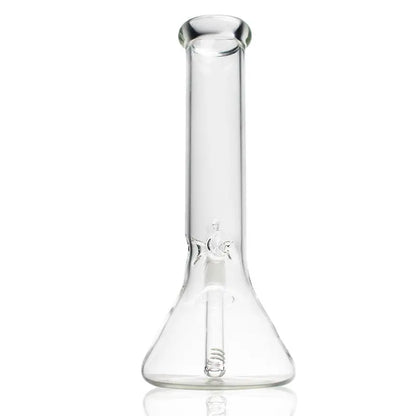 9" Clear Glass Beaker Bong