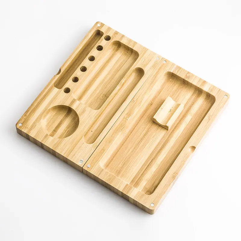 Bamboo Magnetic Rolling Tray