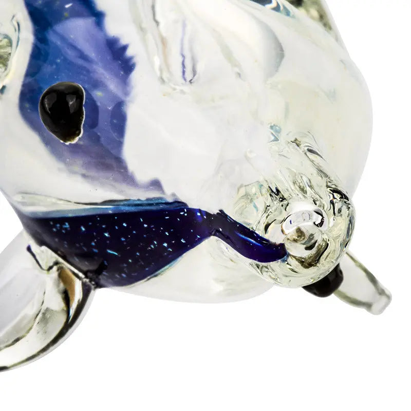 Dolphin Glass Spoon Pipe