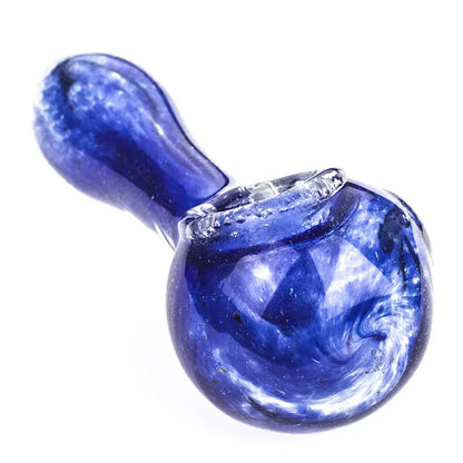 Blue Glass Spoon Pipe