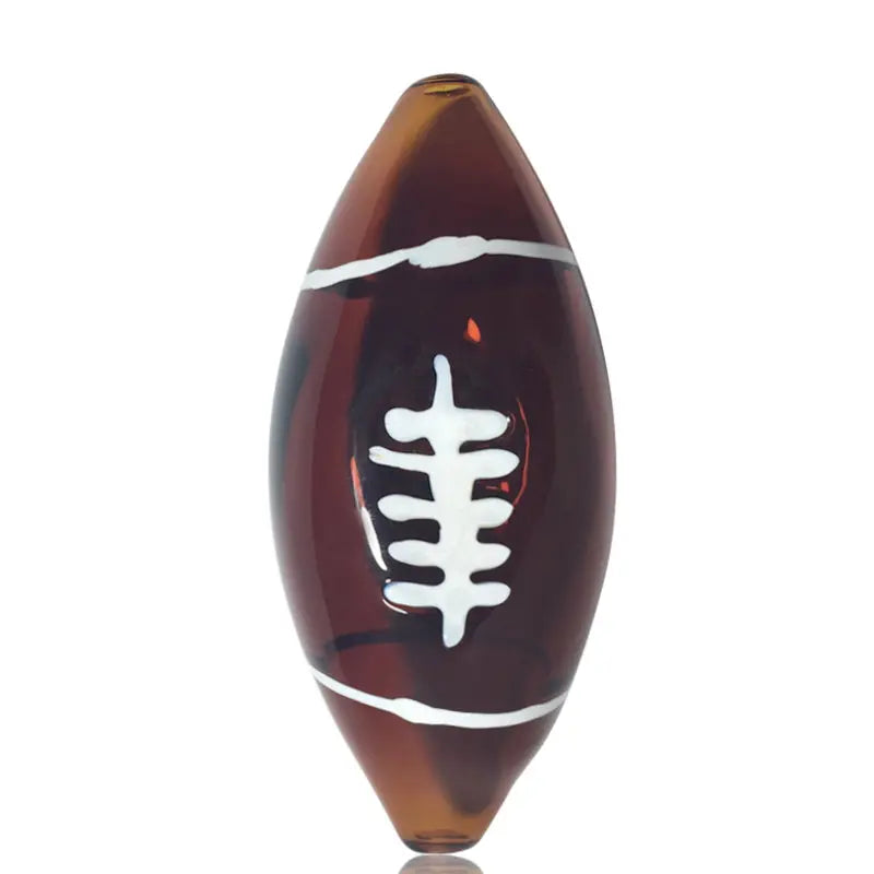 Glass Football Weed Pipe