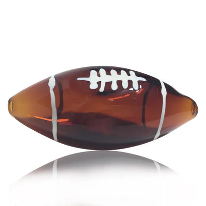 Glass Football Weed Pipe