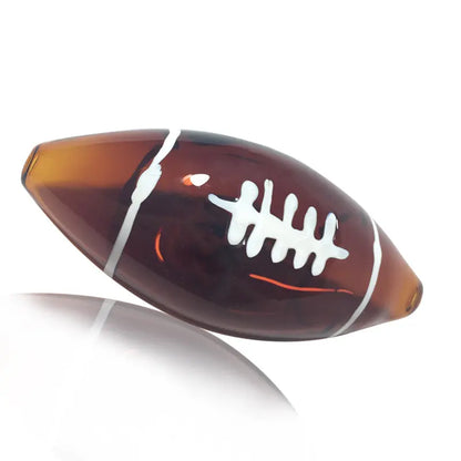 Glass Football Weed Pipe