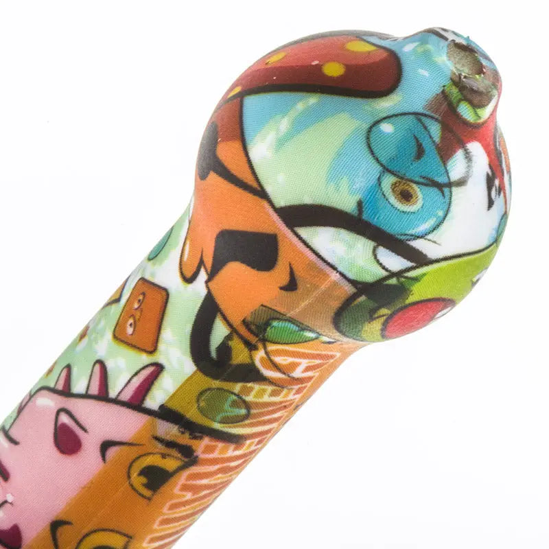 Graffiti Silicone Spoon Pipe