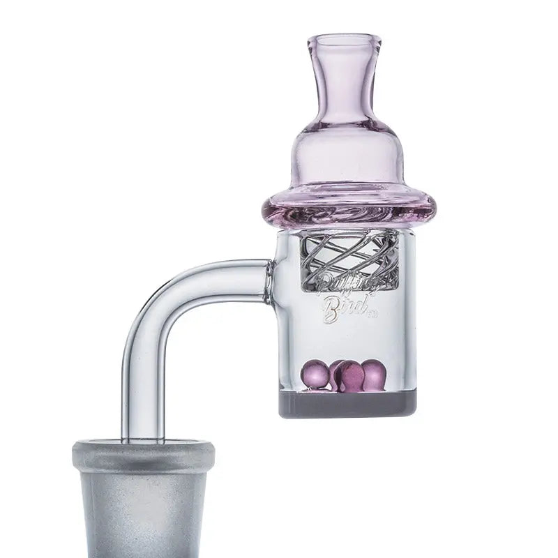 Light Pink Glass Carb Cap