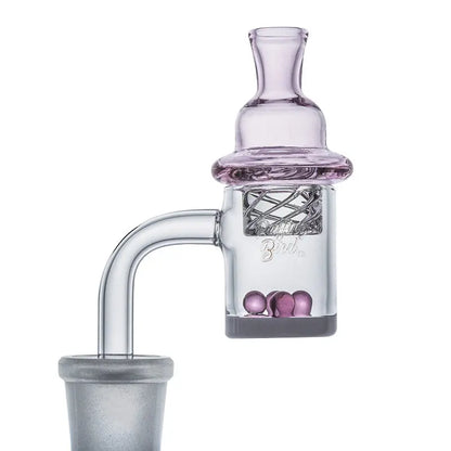 Light Pink Glass Carb Cap