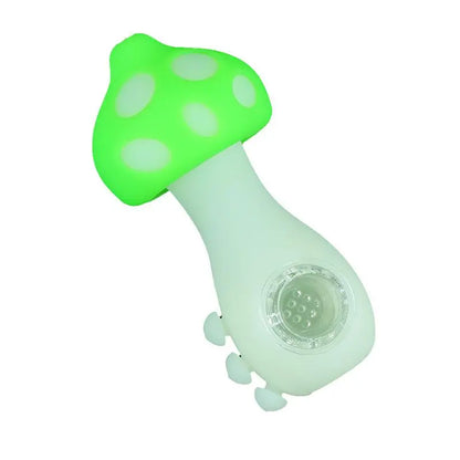 Luminous Mushroom Silicone Pipe