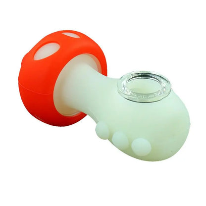 Luminous Mushroom Silicone Pipe