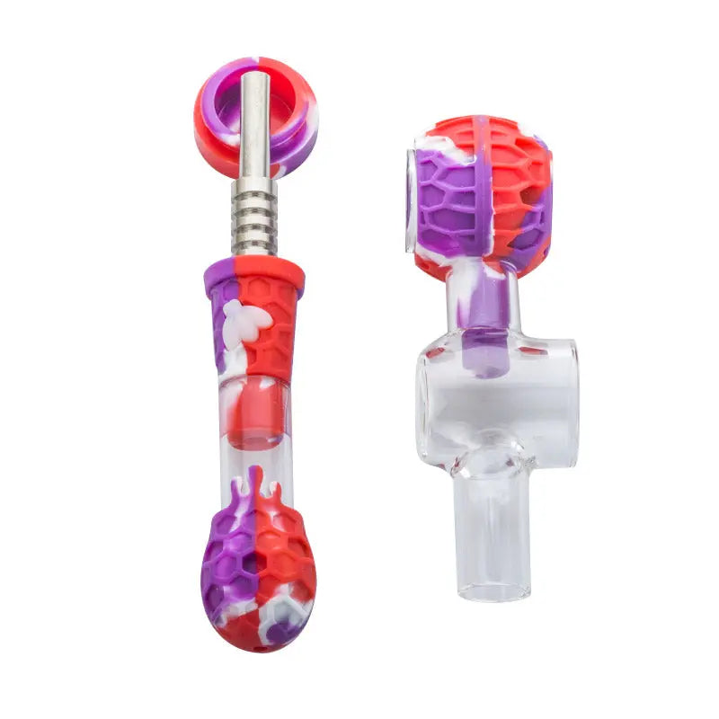 Luminous Silicone Nectar Collector Pipe (Random Color)