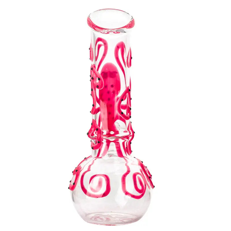 7" Octopus Pattern Glass Bong