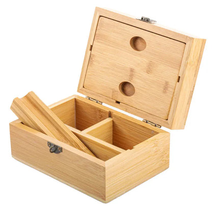 PUFFING BIRD 100% Bamboo Stash Box w/ Combination Lock