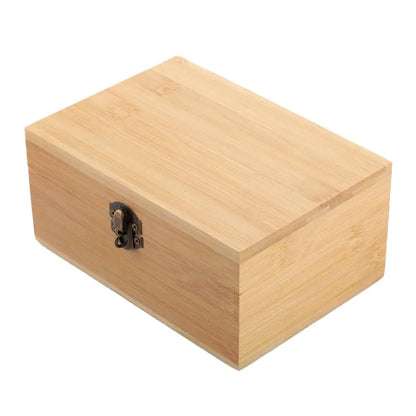 PUFFING BIRD 100% Bamboo Stash Box w/ Combination Lock